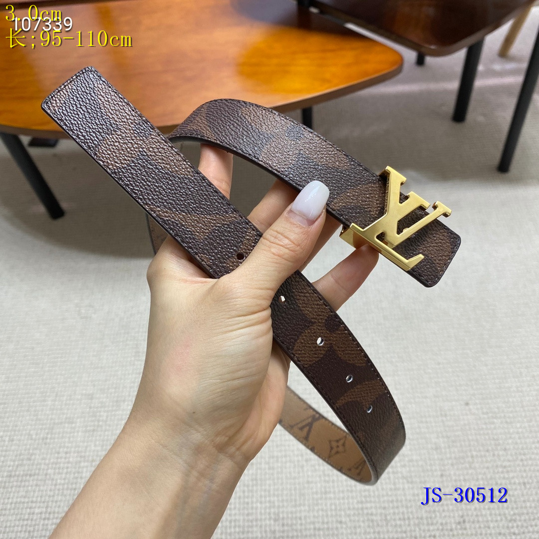 LV Belts 3.0 cm Width 119